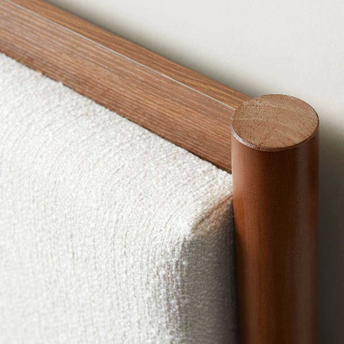 Blair Queen Bed - Walnut - Mocka New Zealand