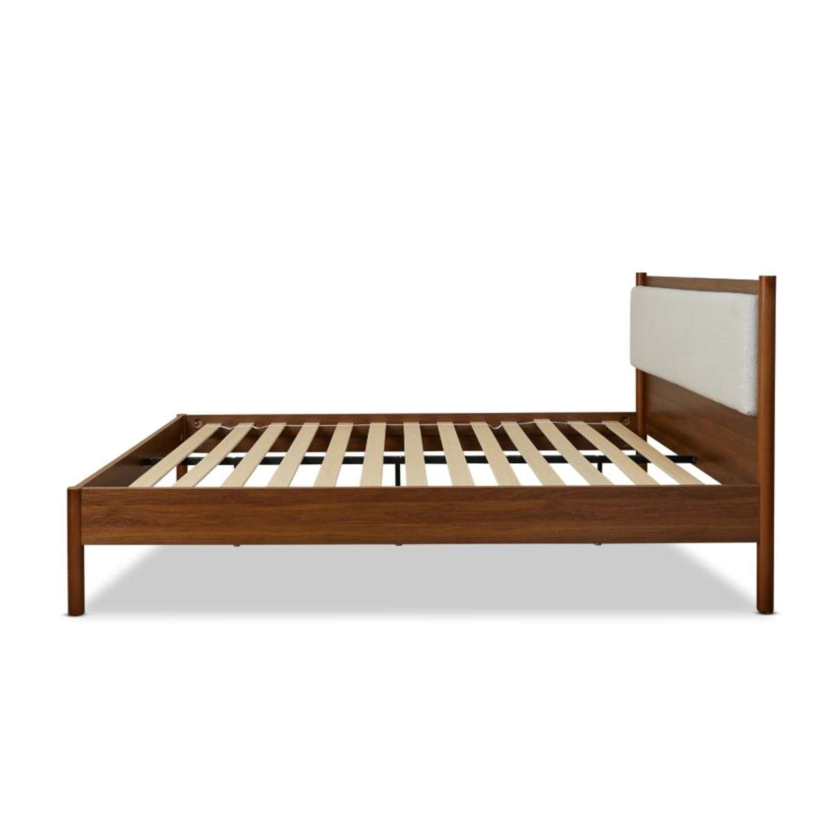 Blair Queen Bed - Walnut - Mocka New Zealand