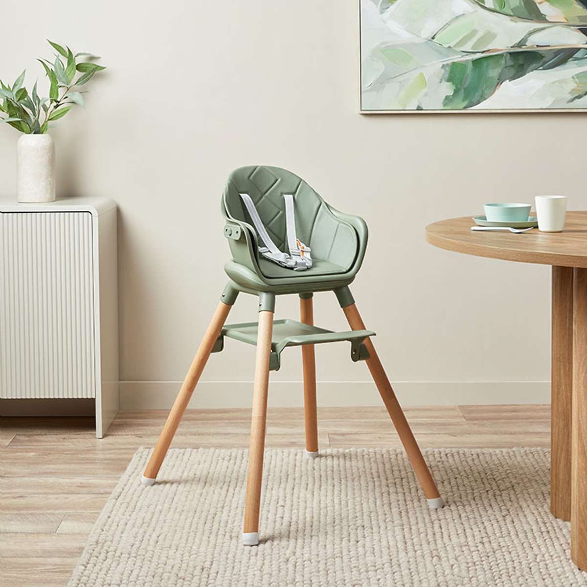 Macey 3-in-1 Highchair - Fern - Practical Design | Mocka
