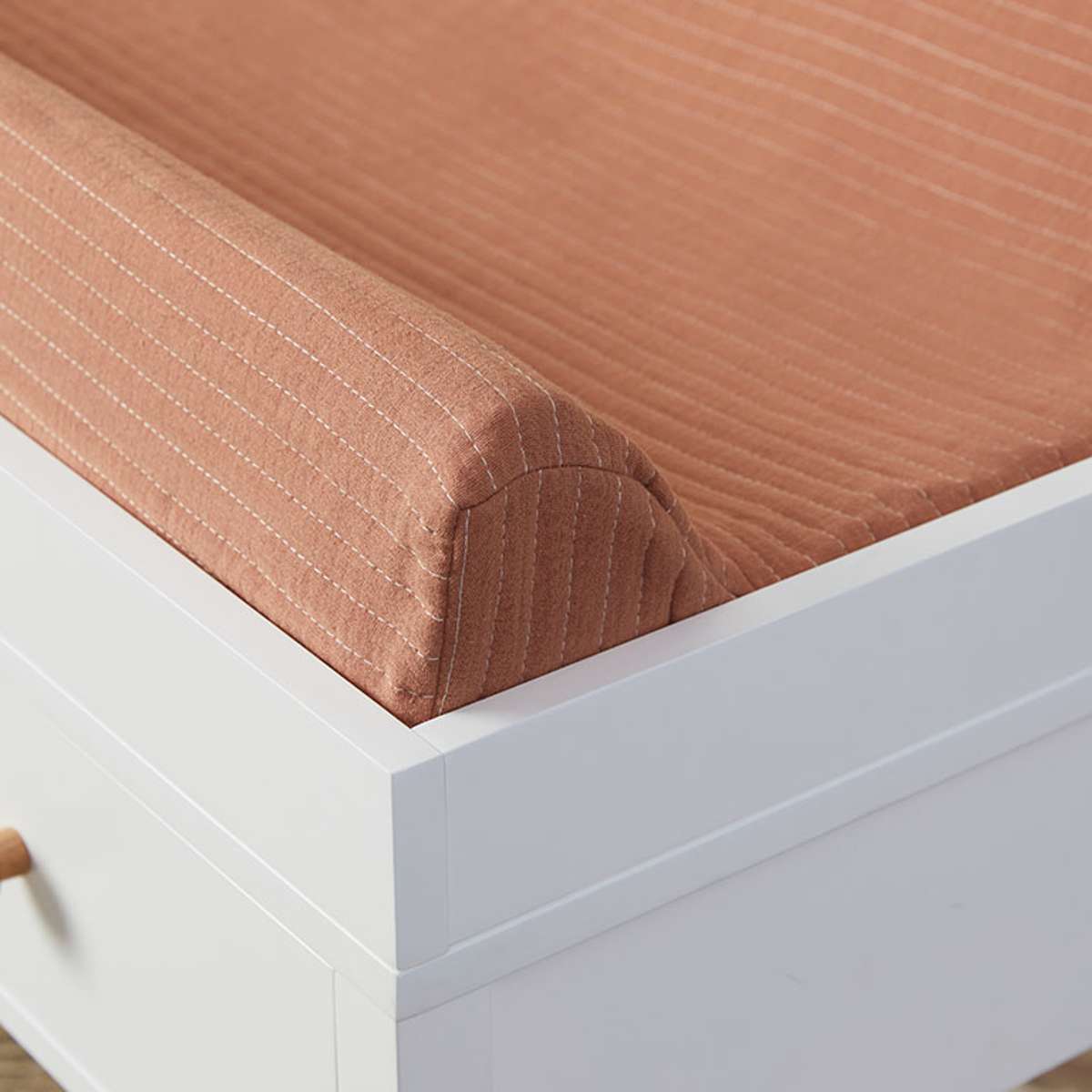 Mocka Cotton Change Mat Cover - Clay - Mocka New Zealand