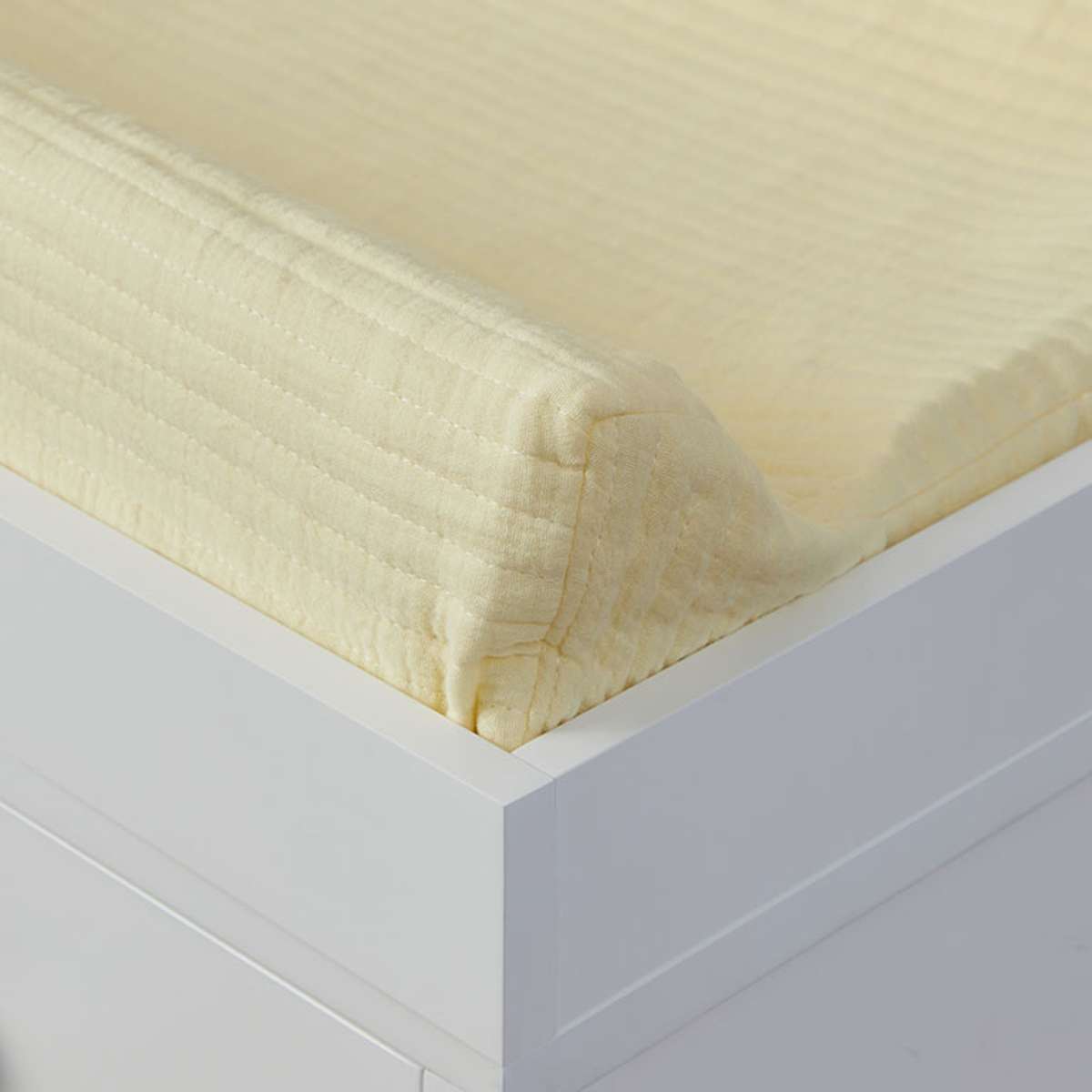 Mocka Cotton Change Mat Cover - Buttermilk - Mocka New Zealand