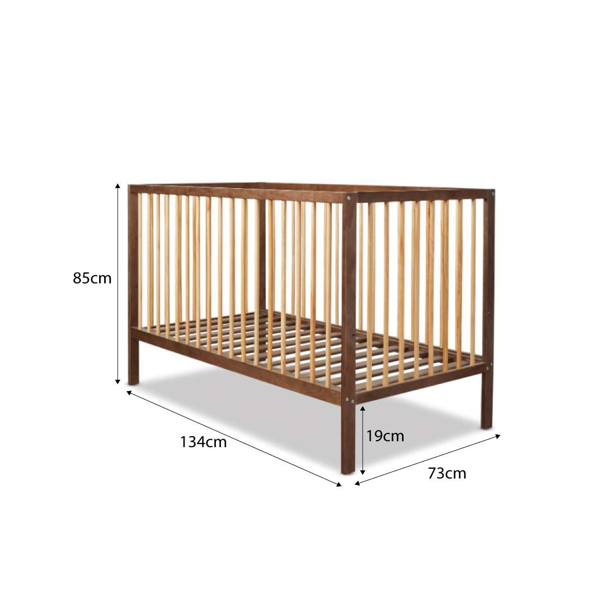 Mocka Dream Cot - Almond/Natural - Mocka New Zealand