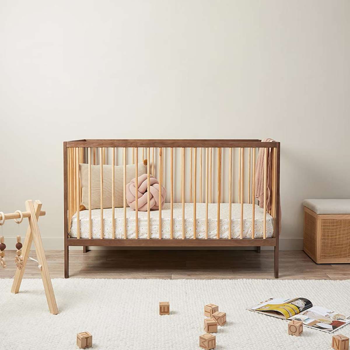 Mocka Dream Cot - Almond/Natural - Mocka New Zealand