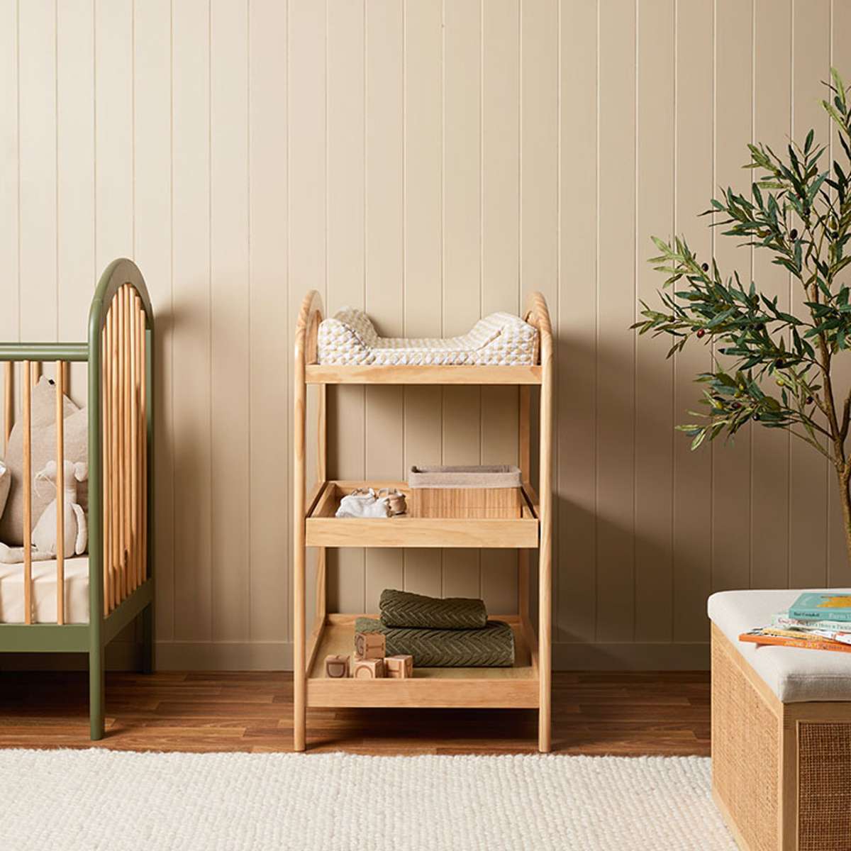 Archie 2 Shelf Change Table - Mocka New Zealand
