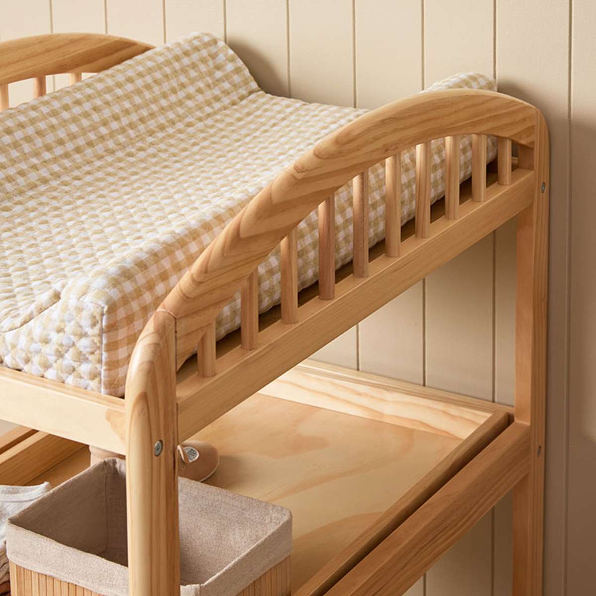 Archie 2 Shelf Change Table - Mocka New Zealand