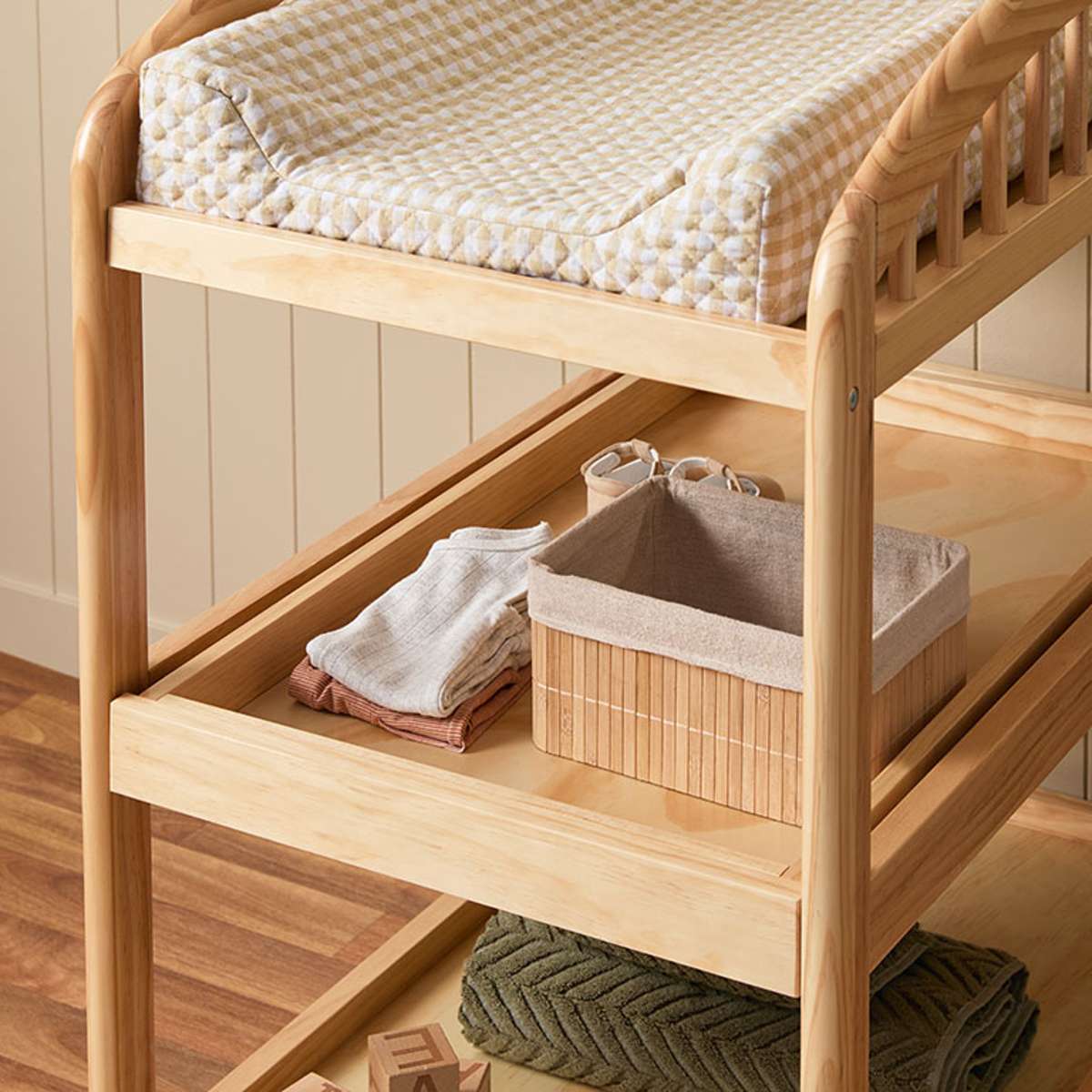 Archie 2 Shelf Change Table - Mocka New Zealand