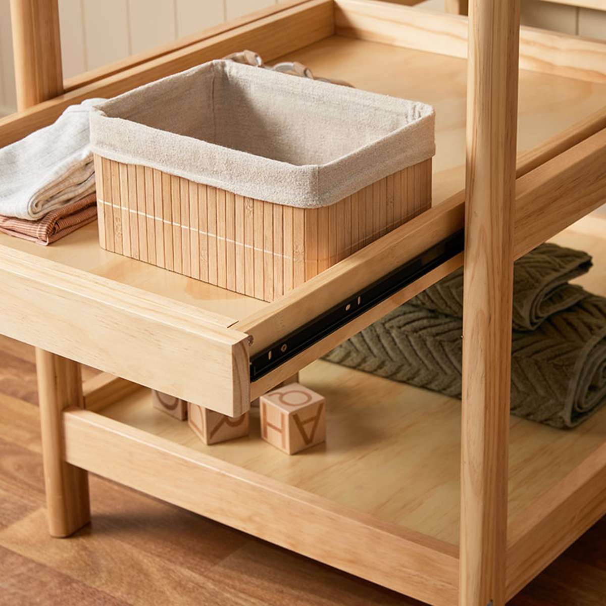 Archie 2 Shelf Change Table - Mocka New Zealand