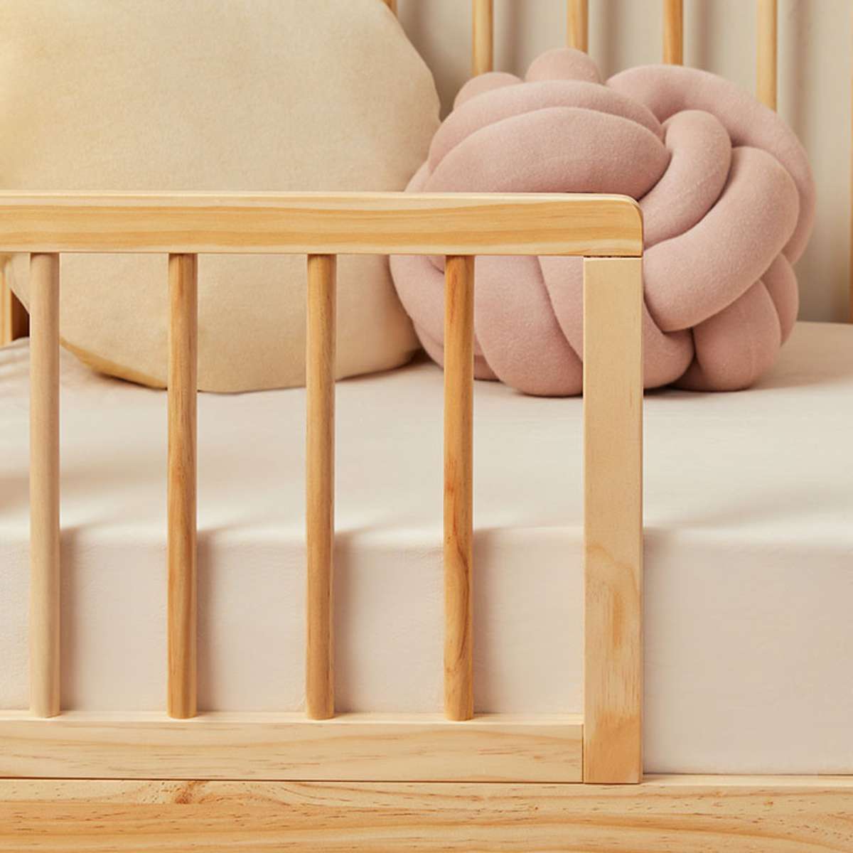 Luan Cot Toddler Half Frames - Natural - Mocka New Zealand