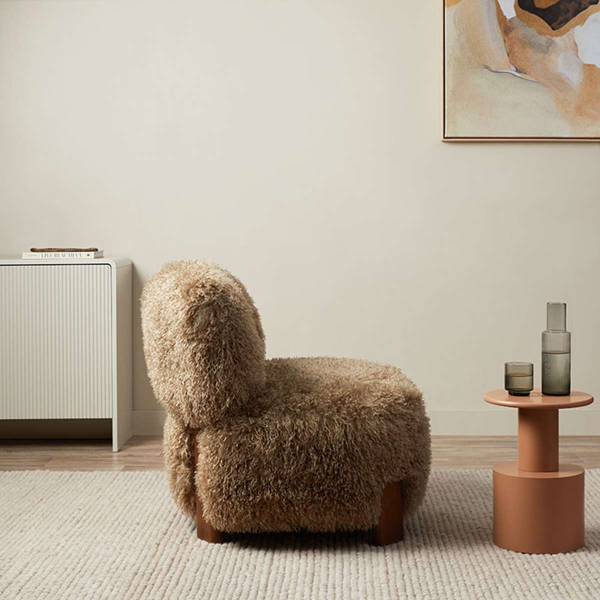Ted Sherling Occasional Chair - Brown - Mocka New Zealand