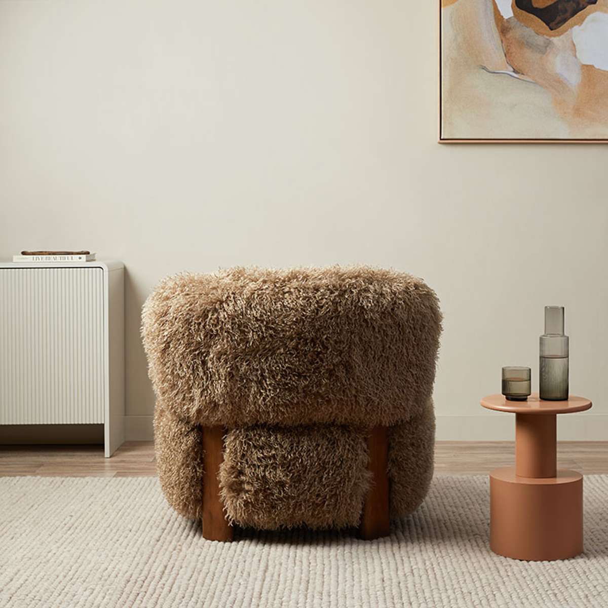 Ted Sherling Occasional Chair - Brown - Mocka New Zealand