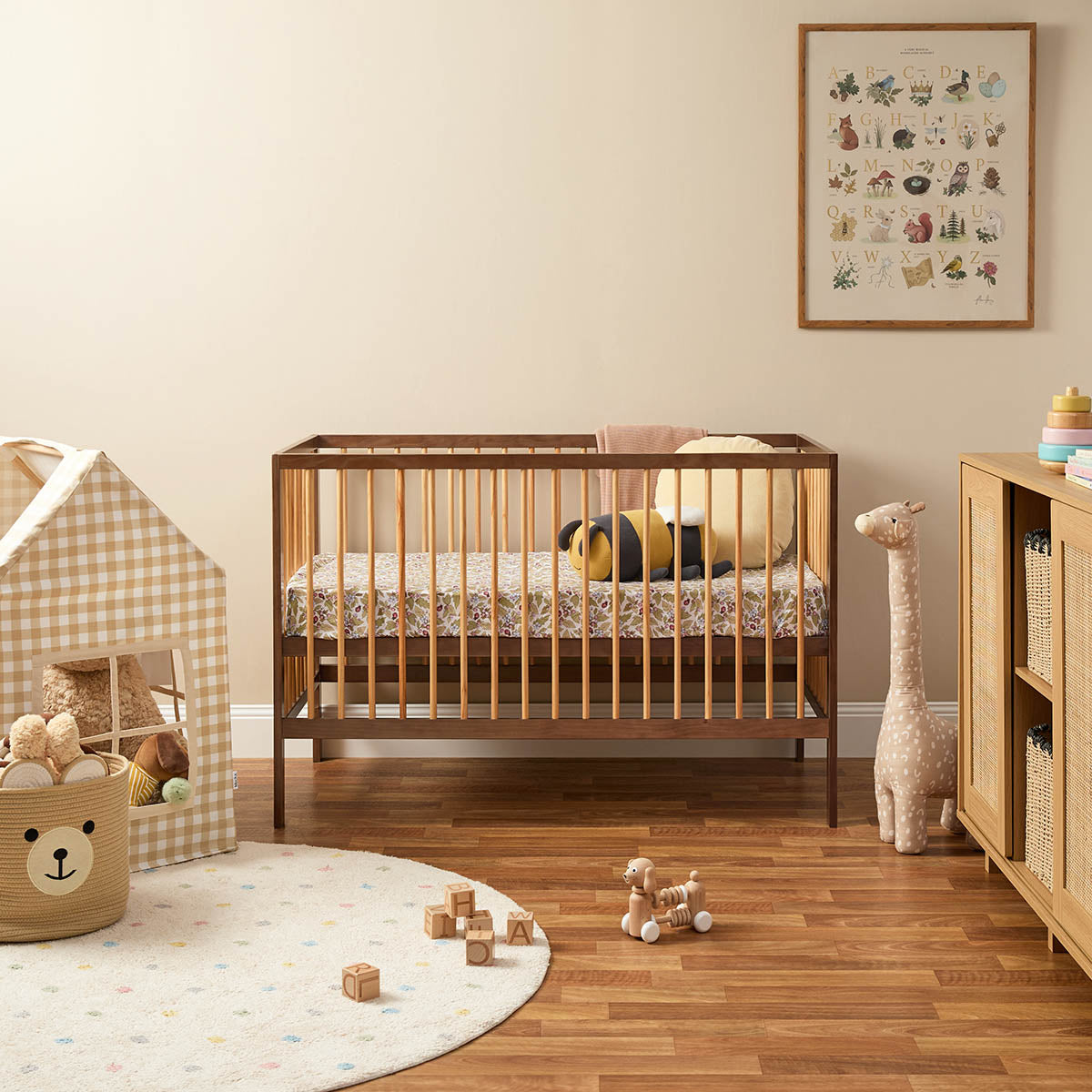 Mocka Dream Cot - Almond/Natural - Mocka New Zealand