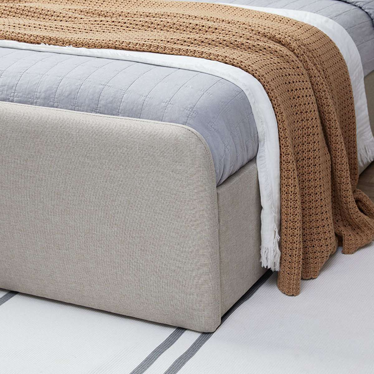 Sully Storage Single Bed - Natural - Mocka New Zealand