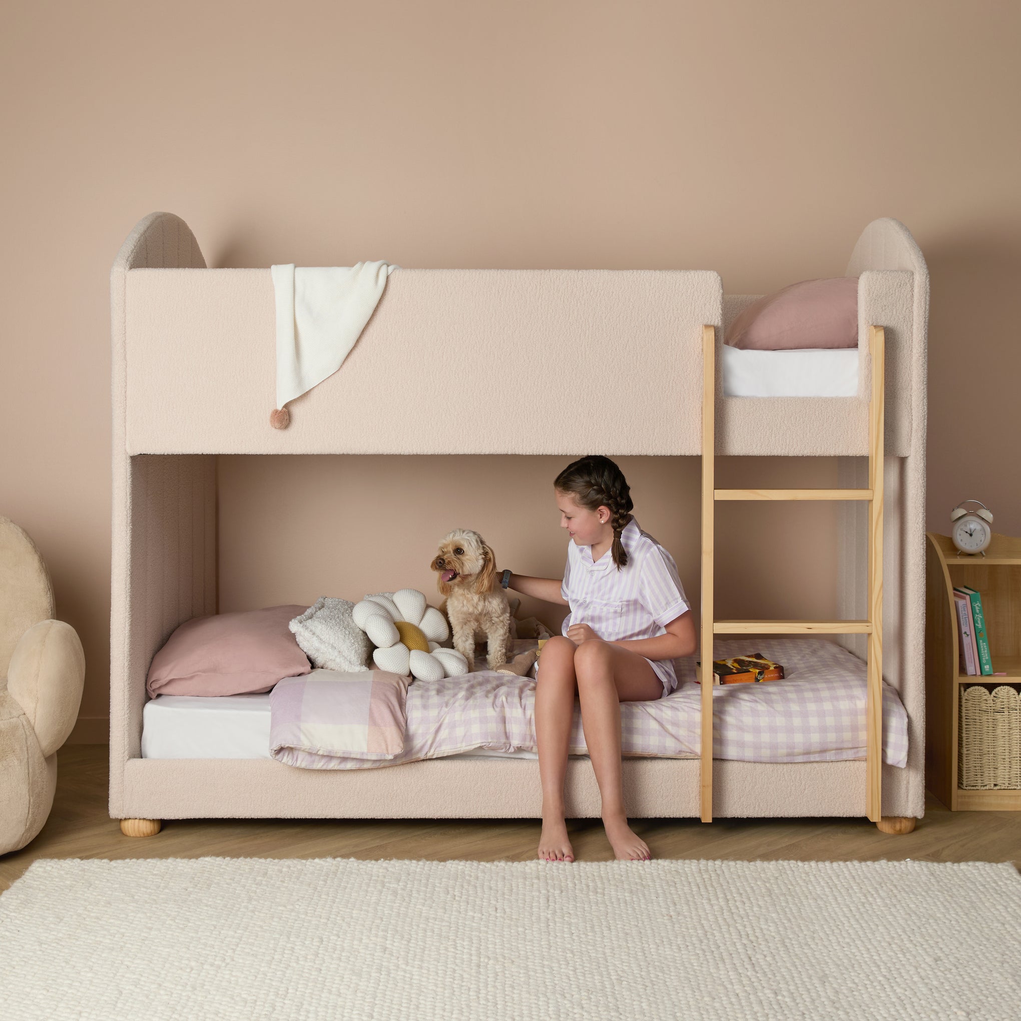 Teddy Bunk Bed - Beige - Mocka New Zealand