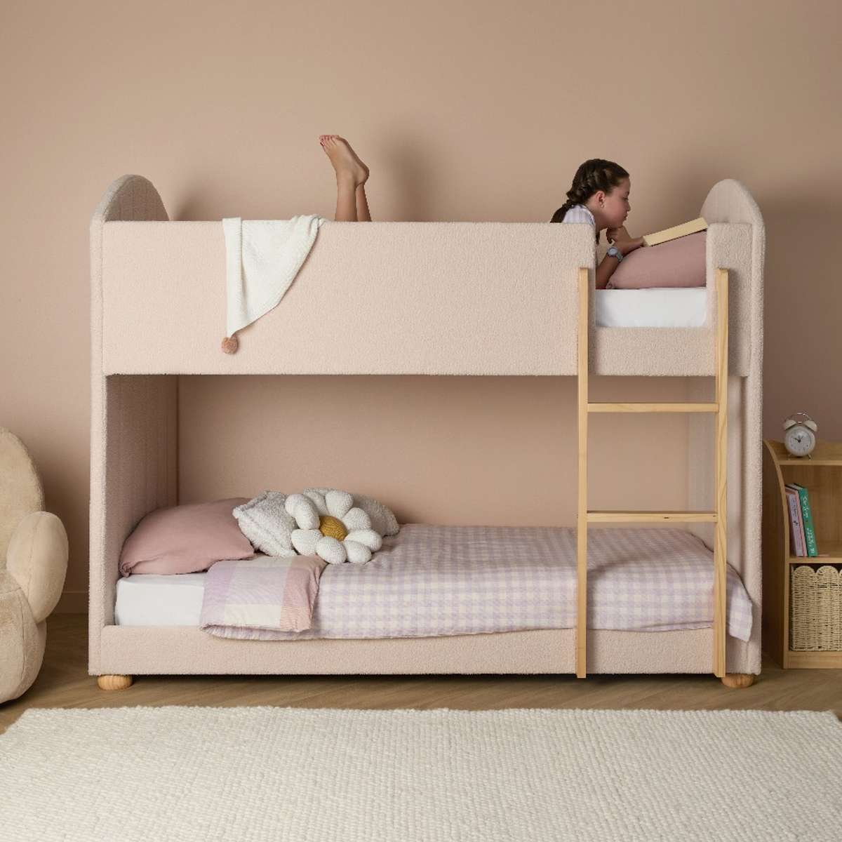 Teddy Bunk Bed - Beige - Mocka New Zealand
