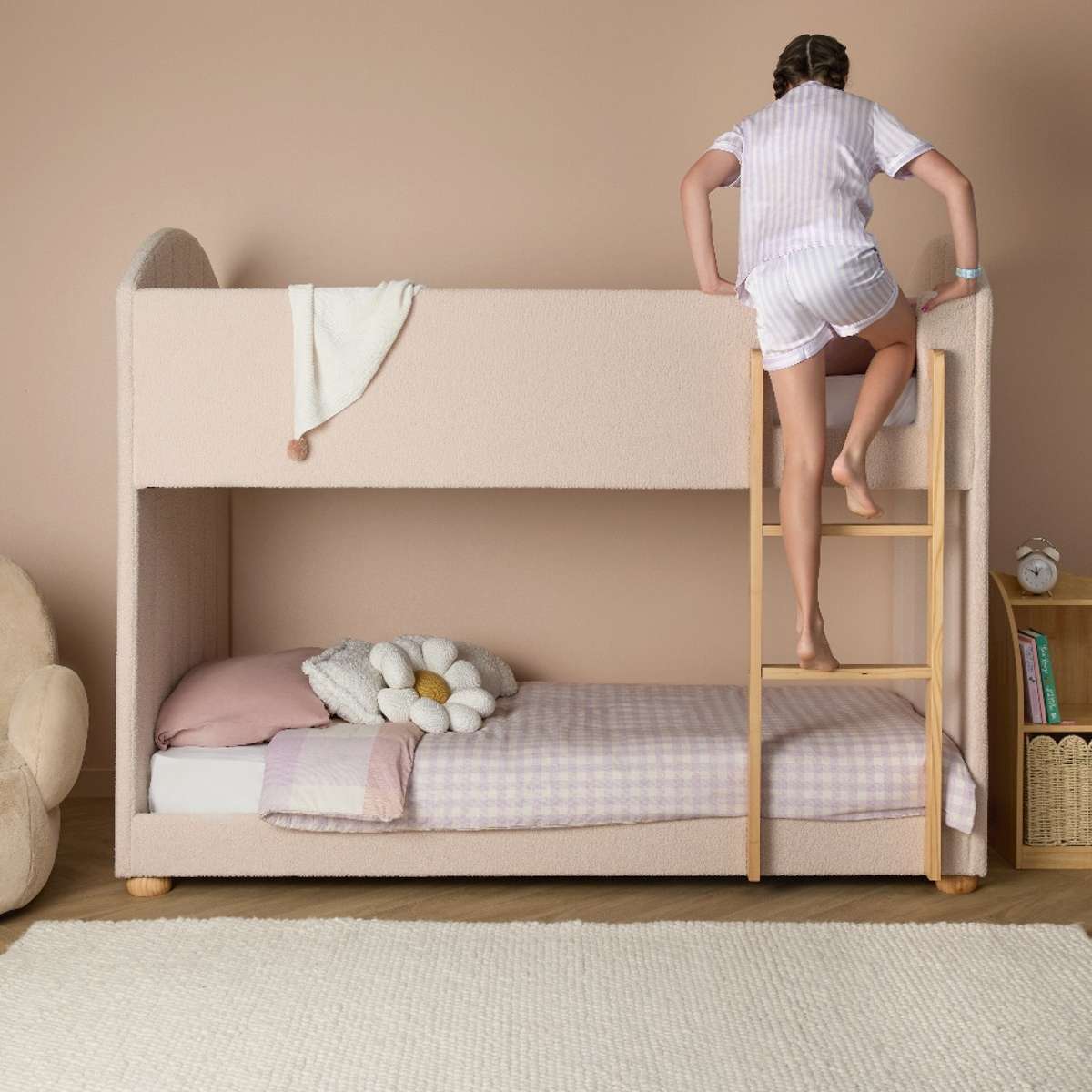 Teddy Bunk Bed - Beige - Mocka New Zealand