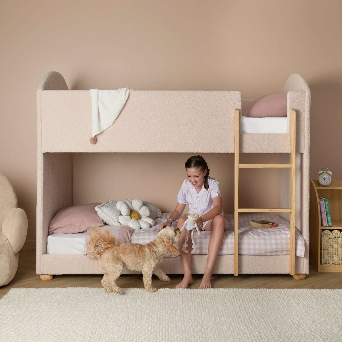 Teddy Bunk Bed - Beige - Mocka New Zealand