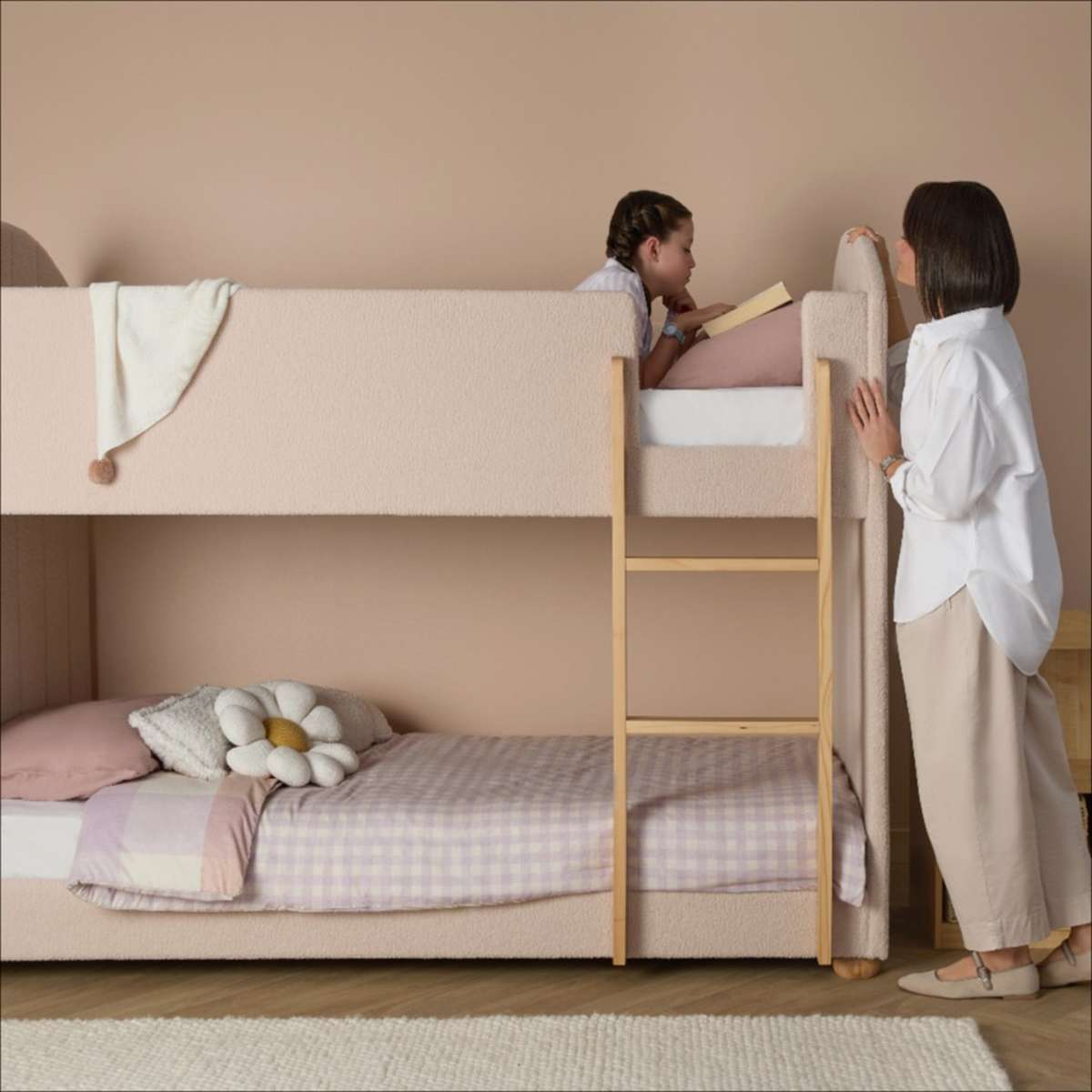 Teddy Bunk Bed - Beige - Mocka New Zealand