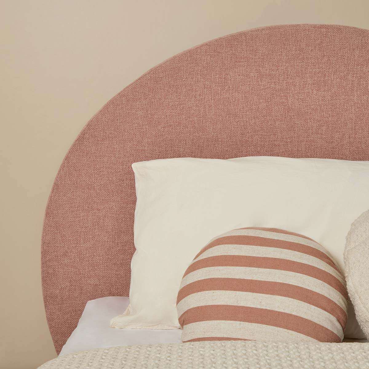 Arlo Arched King Single Bed - Dusty Pink - Mocka New Zealand