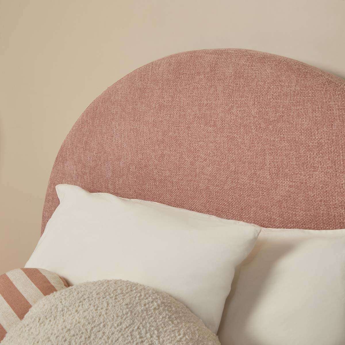 Arlo Arched King Single Bed - Dusty Pink - Mocka New Zealand