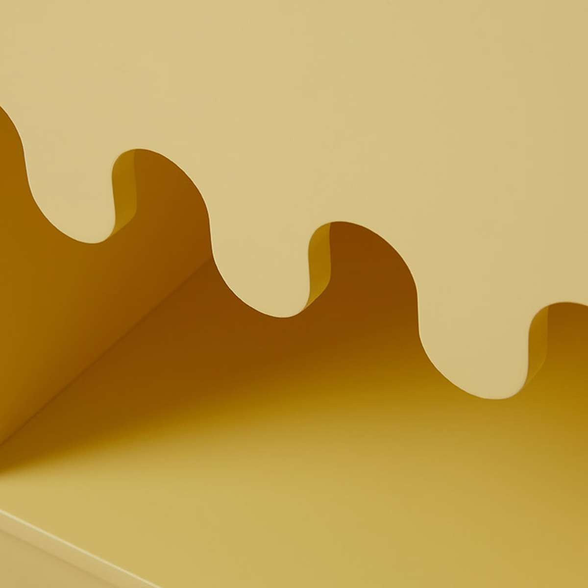 Ice Cream Bedside Table - Yellow - Mocka New Zealand