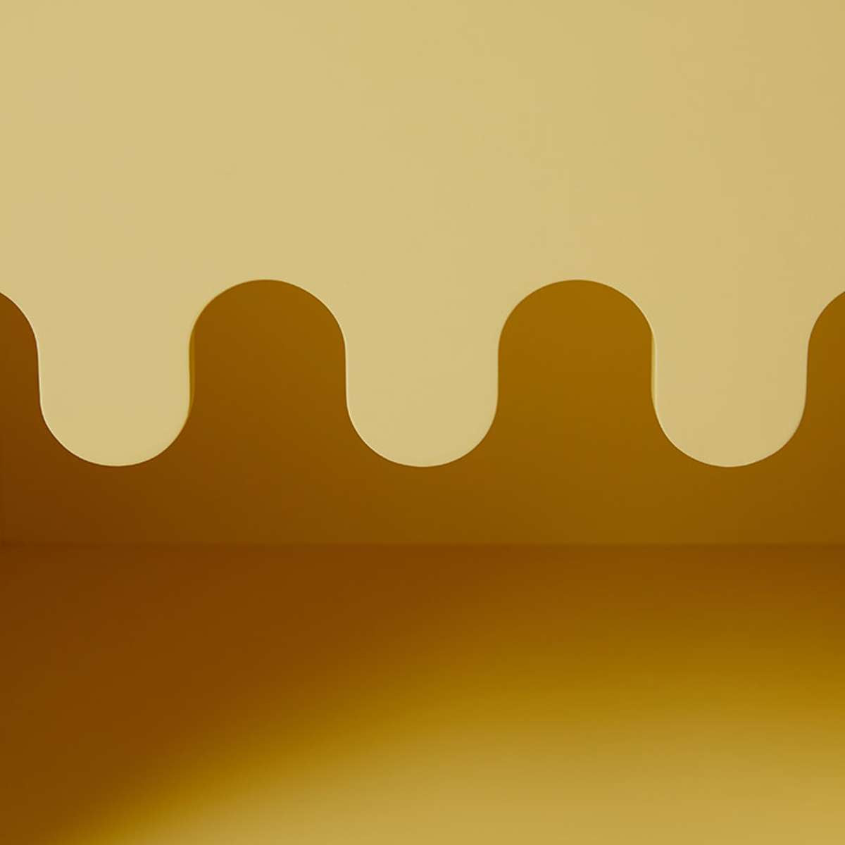 Ice Cream Bedside Table - Yellow - Mocka New Zealand