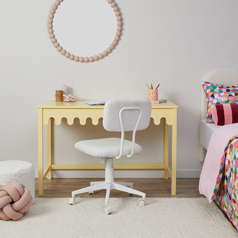 Ice Cream Desk - Yellow - Mocka New Zealand