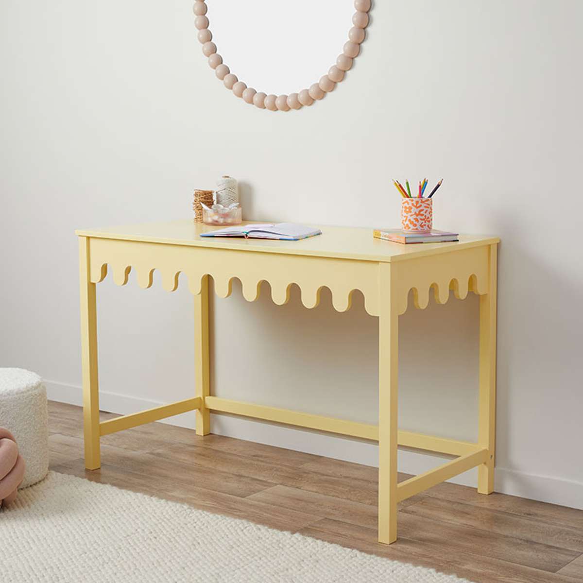 Ice Cream Desk - Yellow - Mocka New Zealand