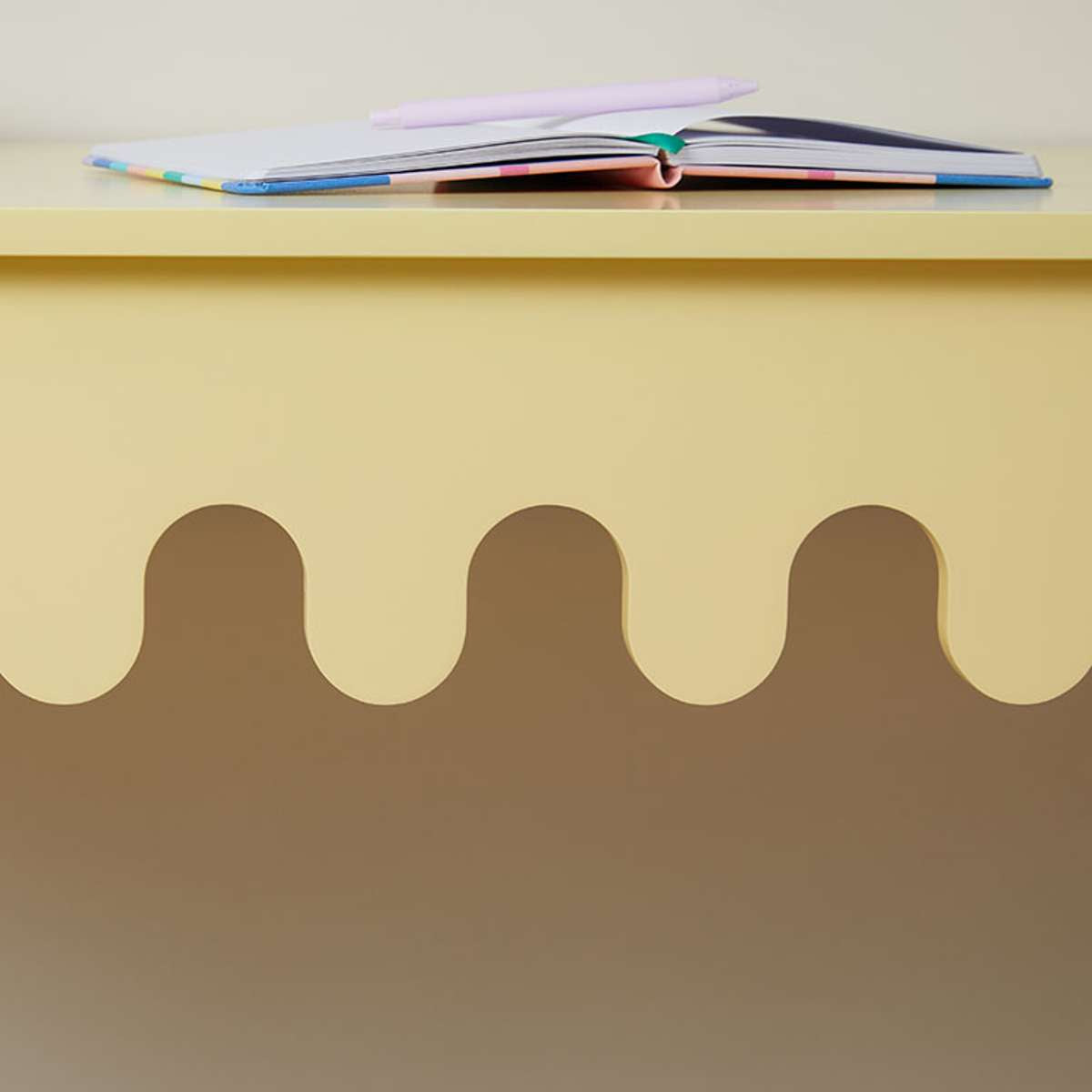 Ice Cream Desk - Yellow - Mocka New Zealand