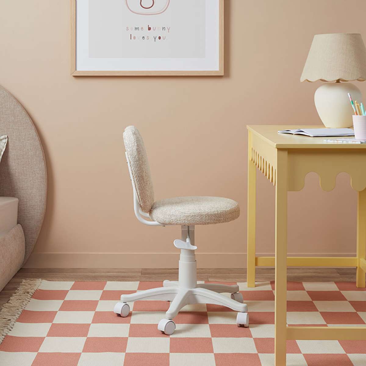 Amour Desk Chair - Cream - Mocka New Zealand