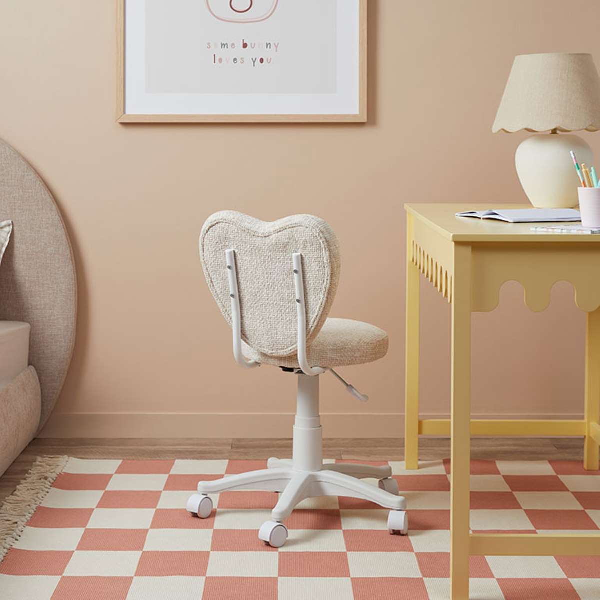 Amour Desk Chair - Cream - Mocka New Zealand
