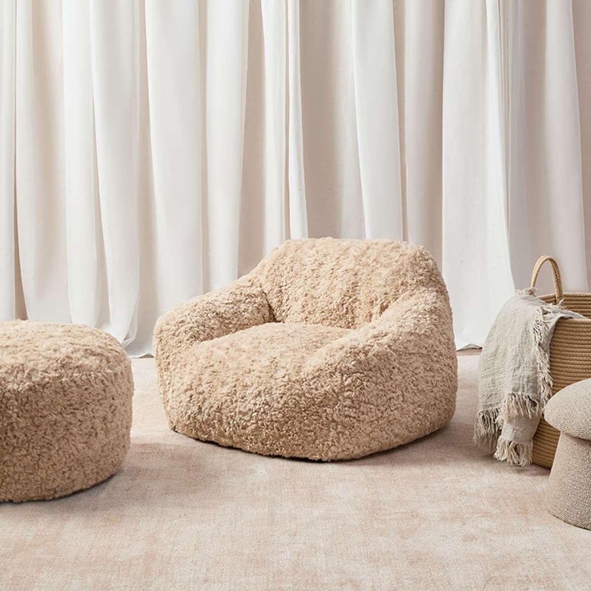 The Mini Chill Chair - Beige - Mocka New Zealand