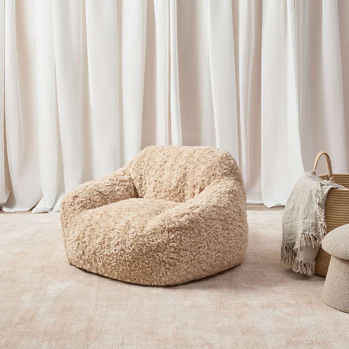 The Mini Chill Chair - Beige - Mocka New Zealand