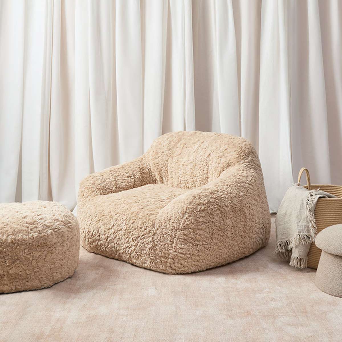 The Maxi Chill Chair - Beige - Mocka New Zealand