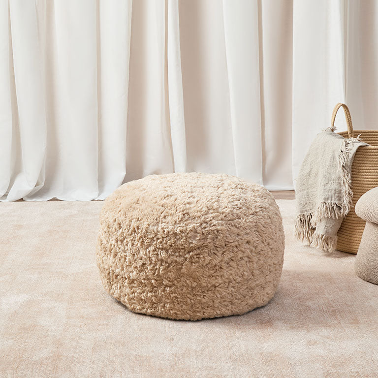 The Chill Foot Stool - Beige - Mocka New Zealand