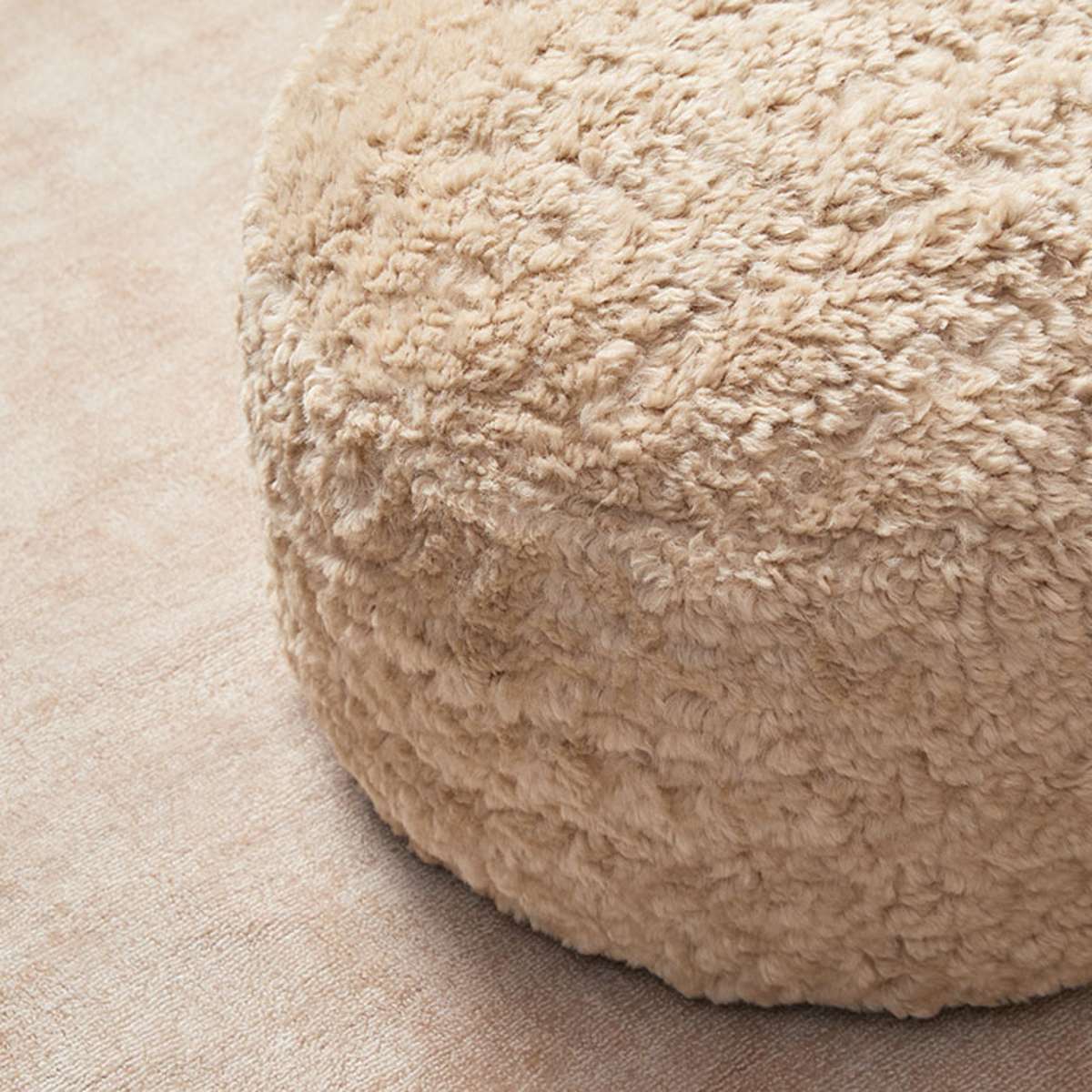 The Chill Foot Stool - Beige - Mocka New Zealand