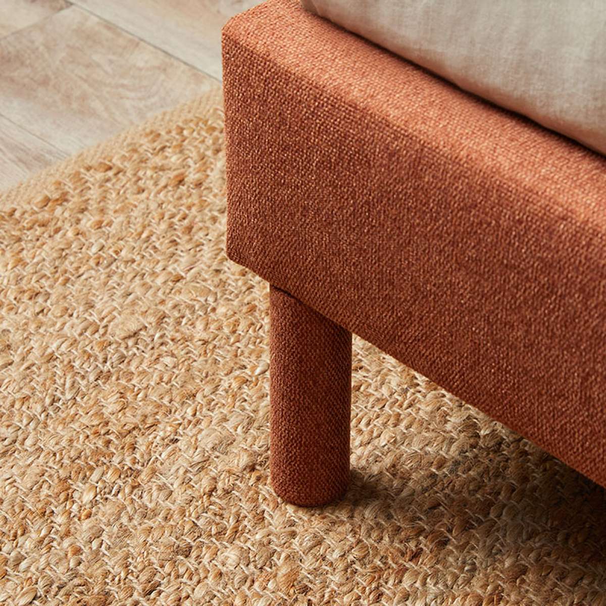 Melvin Queen Bed - Clay - Mocka New Zealand