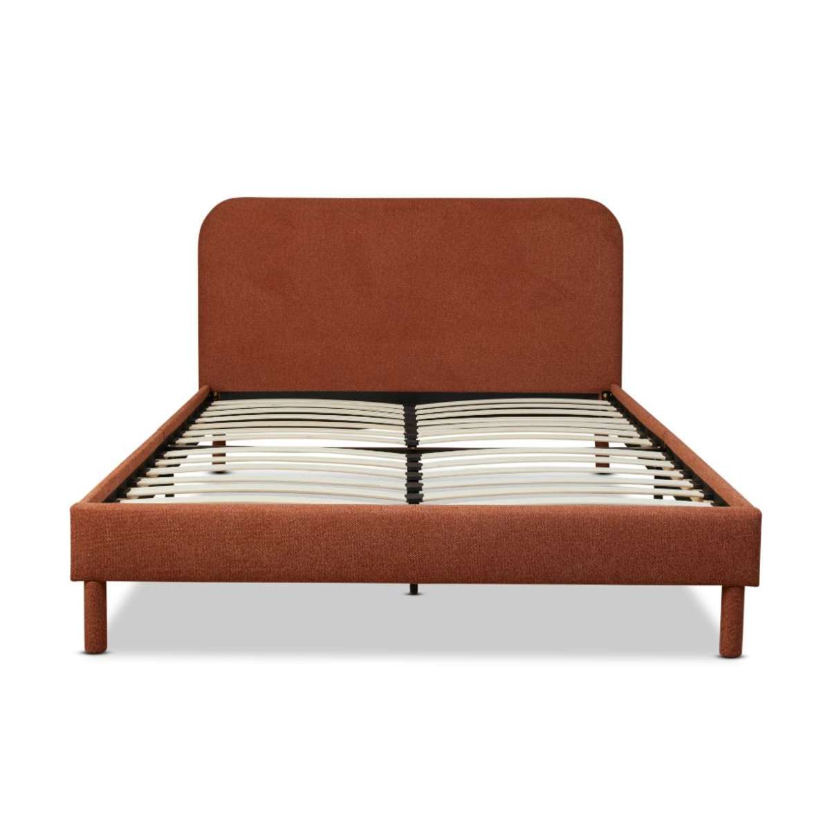 Melvin Queen Bed - Clay - Mocka New Zealand