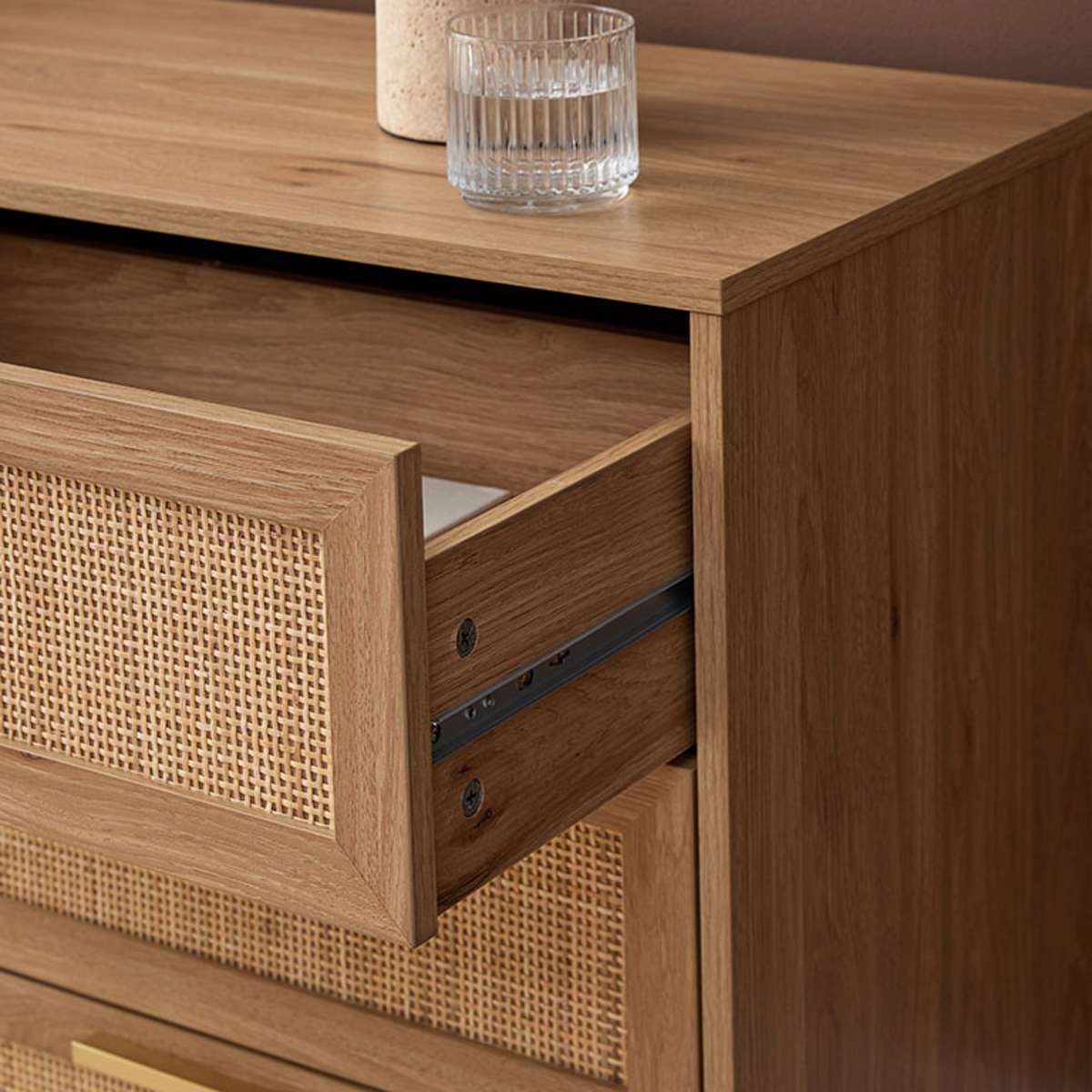 Noosa Rattan Six Drawer - Natural - Mocka New Zealand