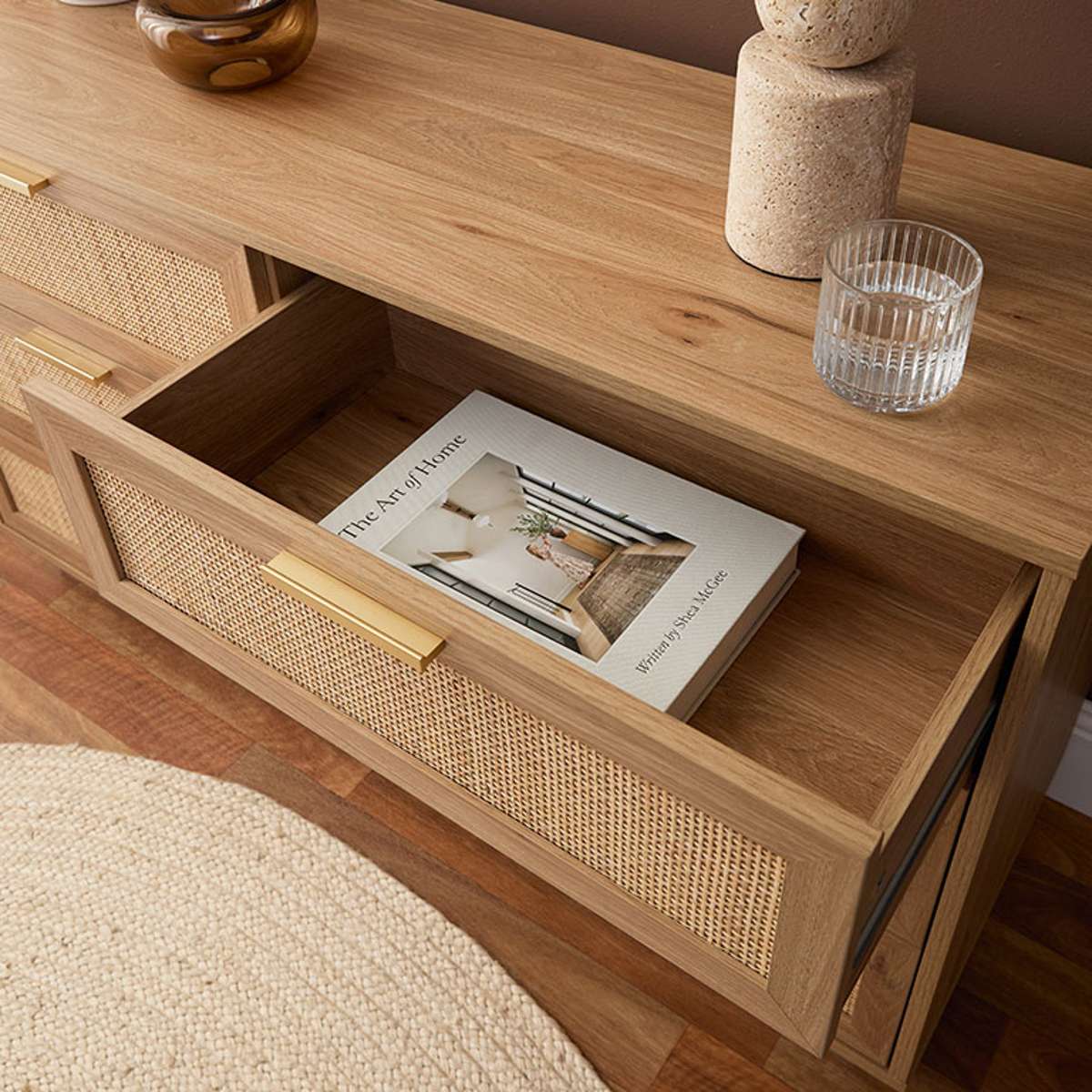 Noosa Rattan Six Drawer - Natural - Mocka New Zealand