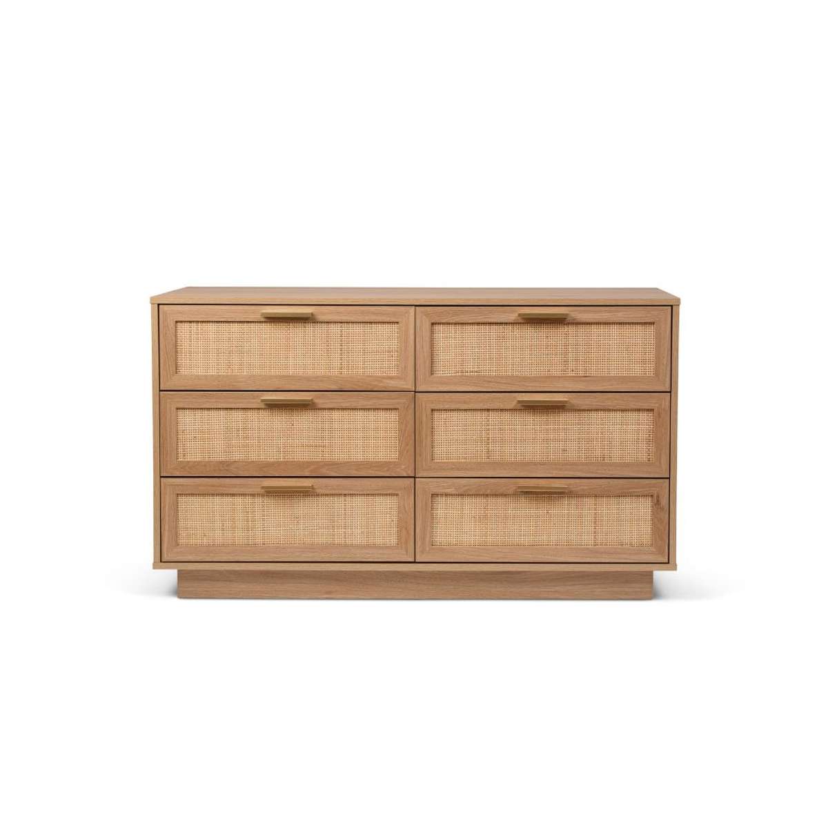 Noosa Rattan Six Drawer - Natural - Mocka New Zealand