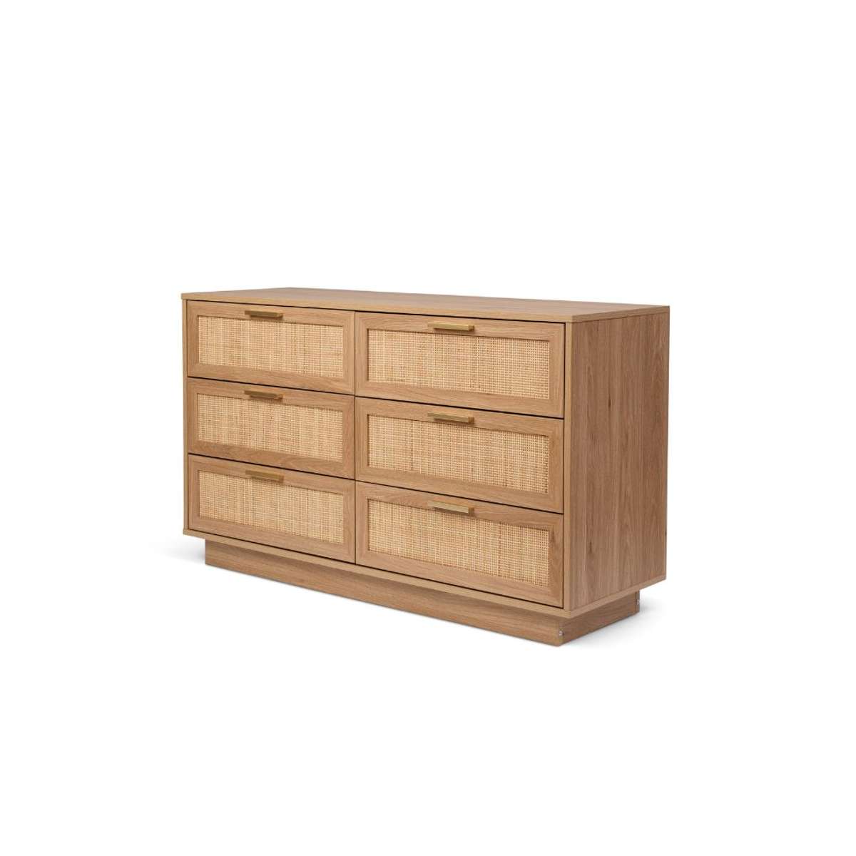 Noosa Rattan Six Drawer - Natural - Mocka New Zealand