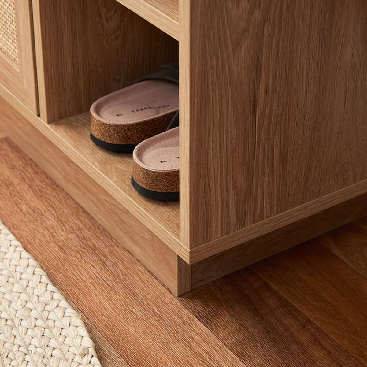 Noosa Rattan Shoe Cabinet - Natural - Mocka New Zealand