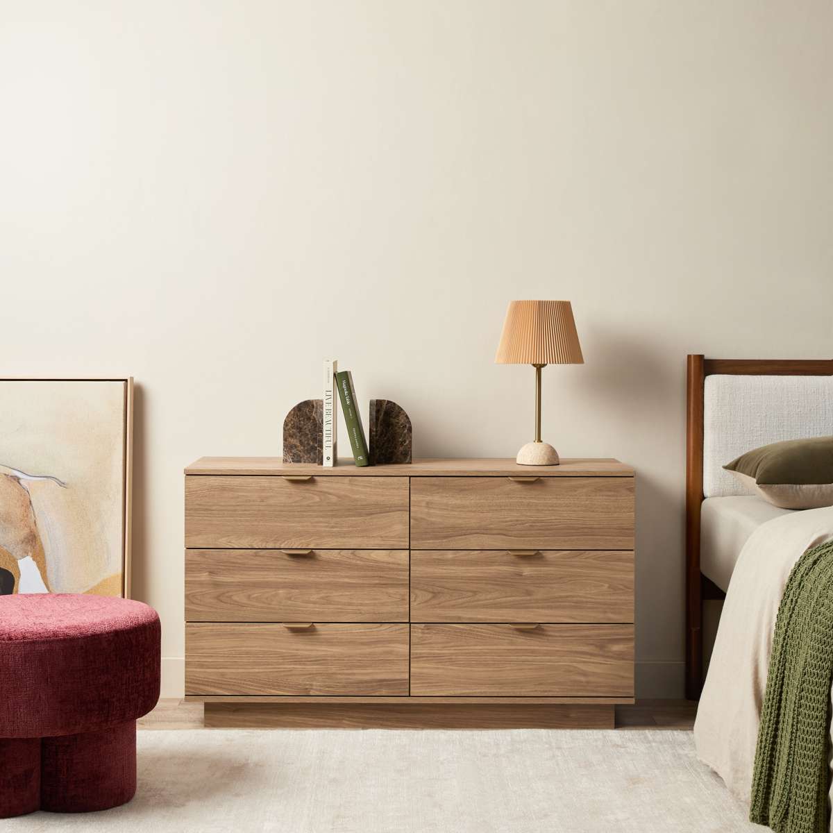 Maverick Six Drawer - Pecan - Mocka New Zealand