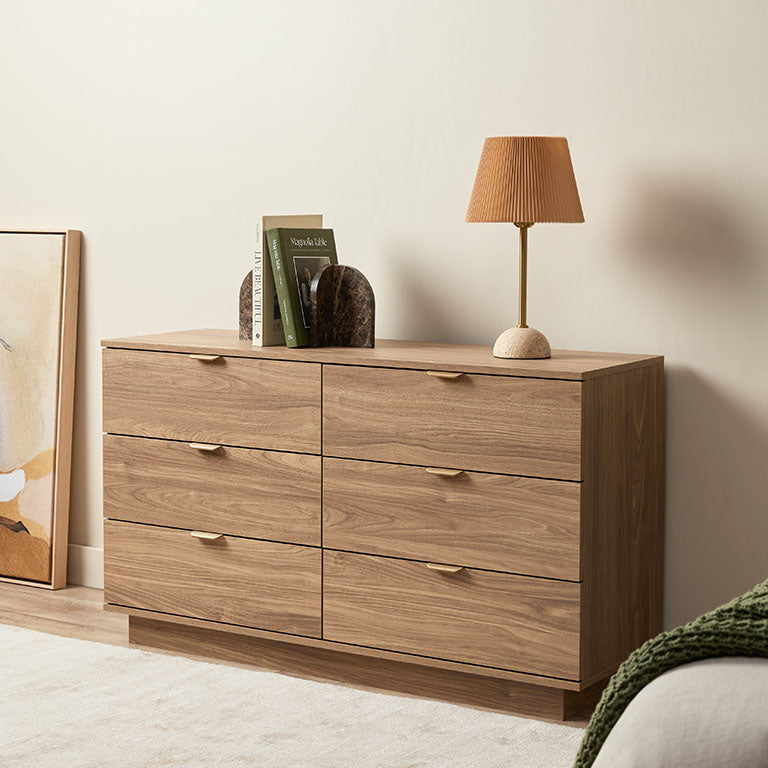 Maverick Six Drawer - Pecan - Mocka New Zealand