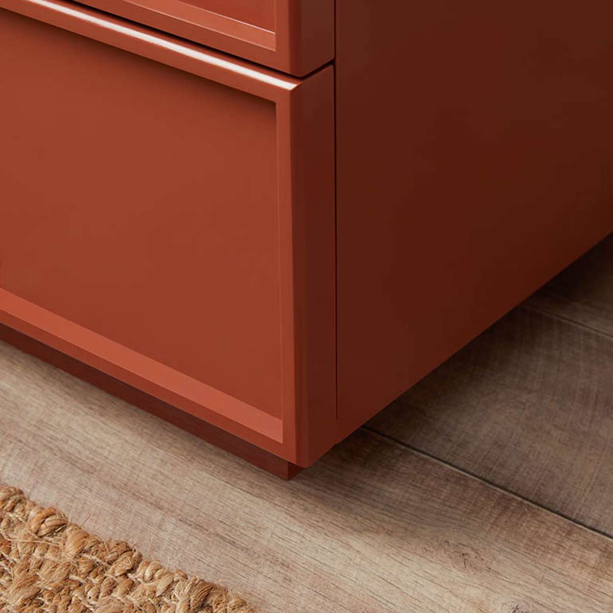 Osaka Bedside Table - Brick - Mocka New Zealand