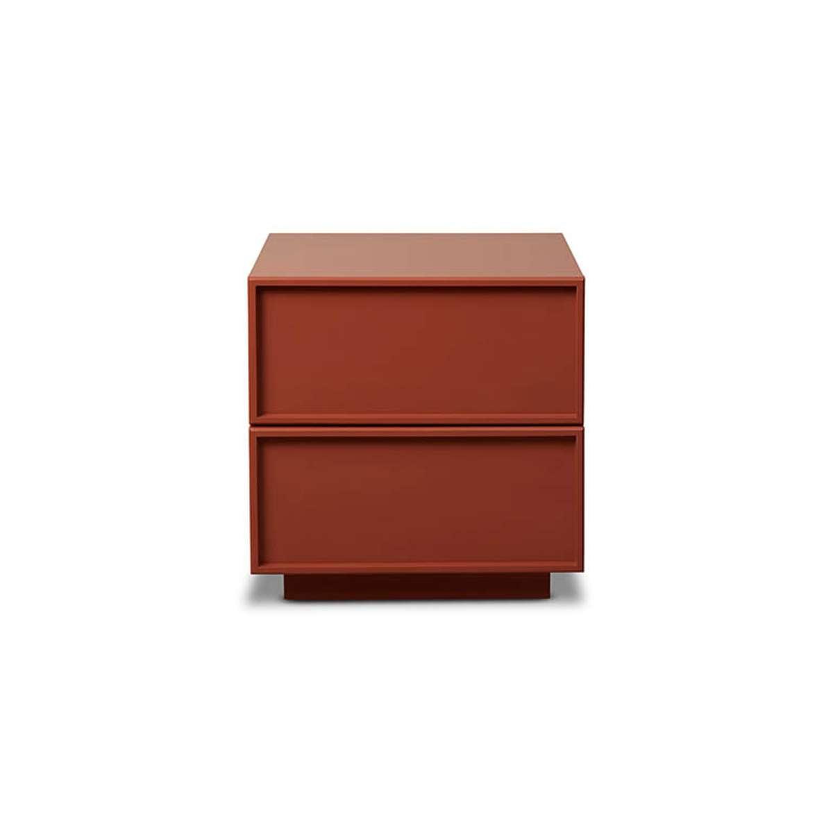 Osaka Bedside Table - Brick - Mocka New Zealand