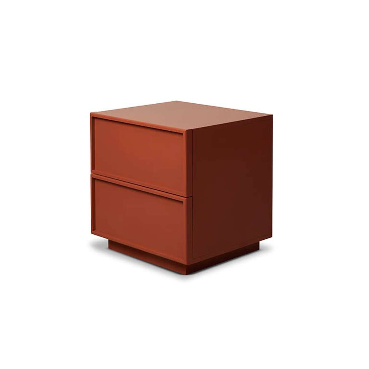 Osaka Bedside Table - Brick - Mocka New Zealand