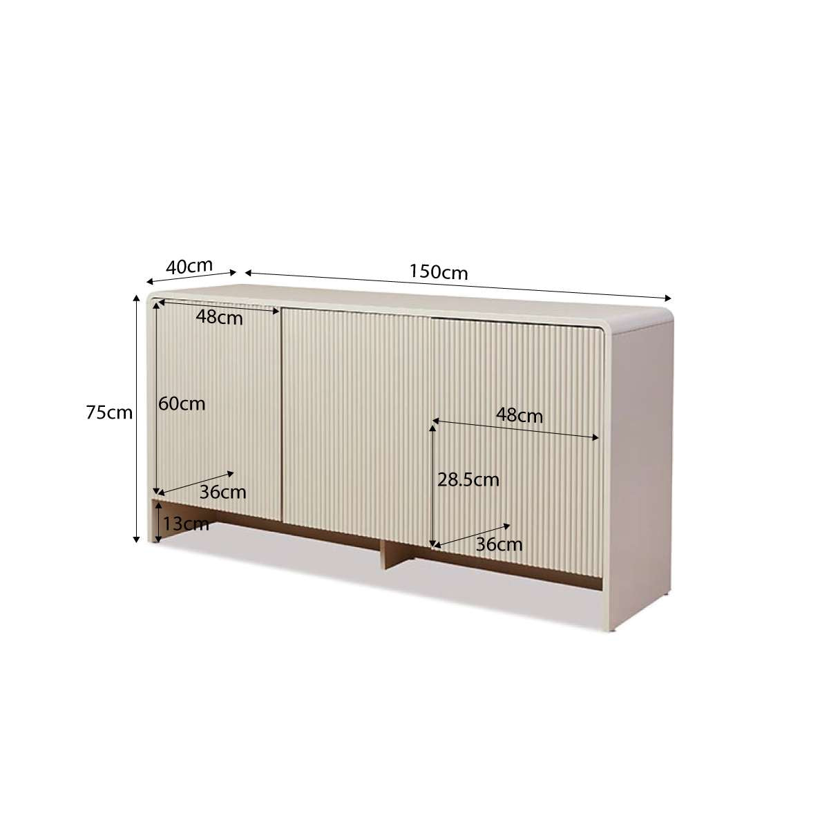 Majorca Buffet - Beige - Mocka New Zealand