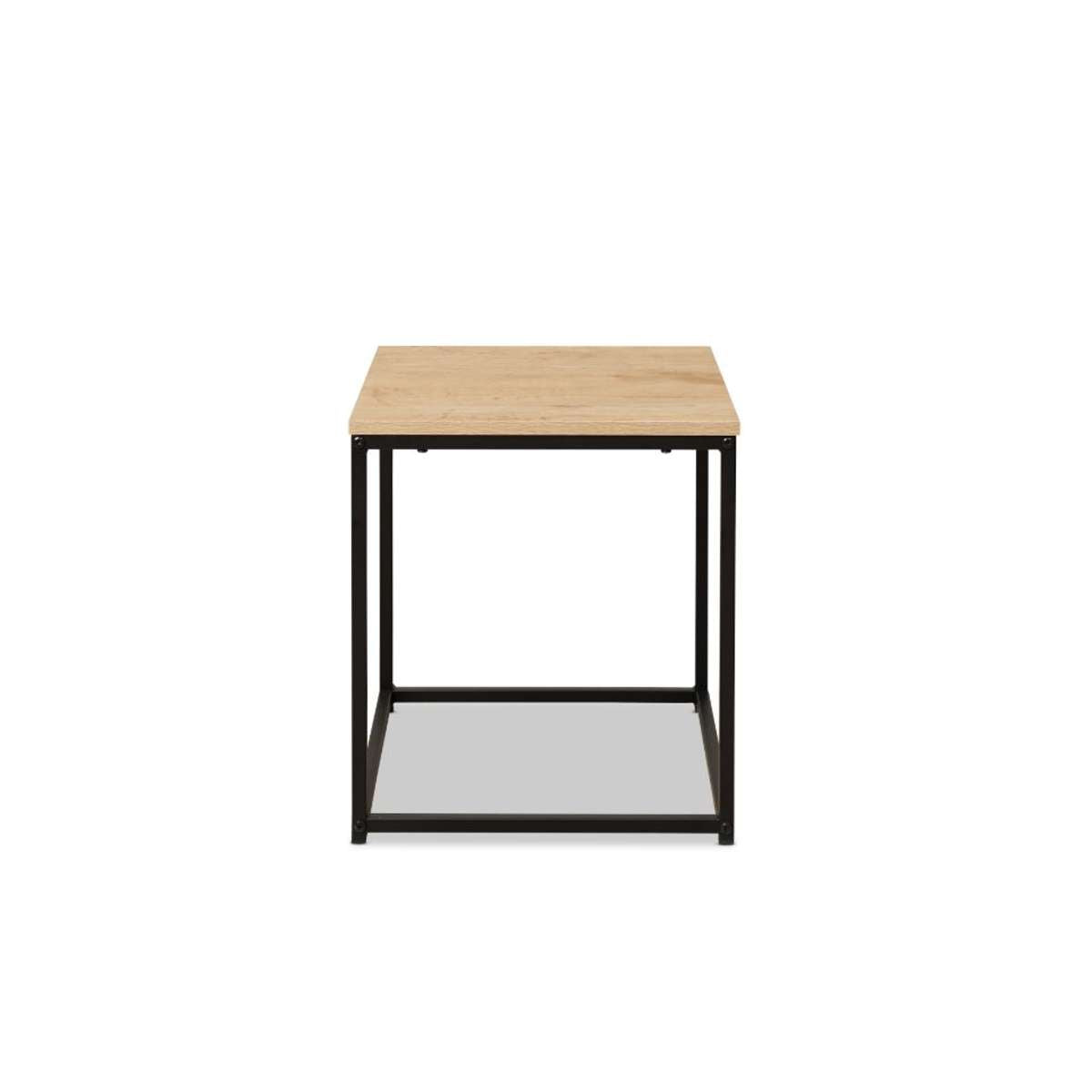 Reese Coffee and Side Table Set - Natural/Black - Mocka New Zealand