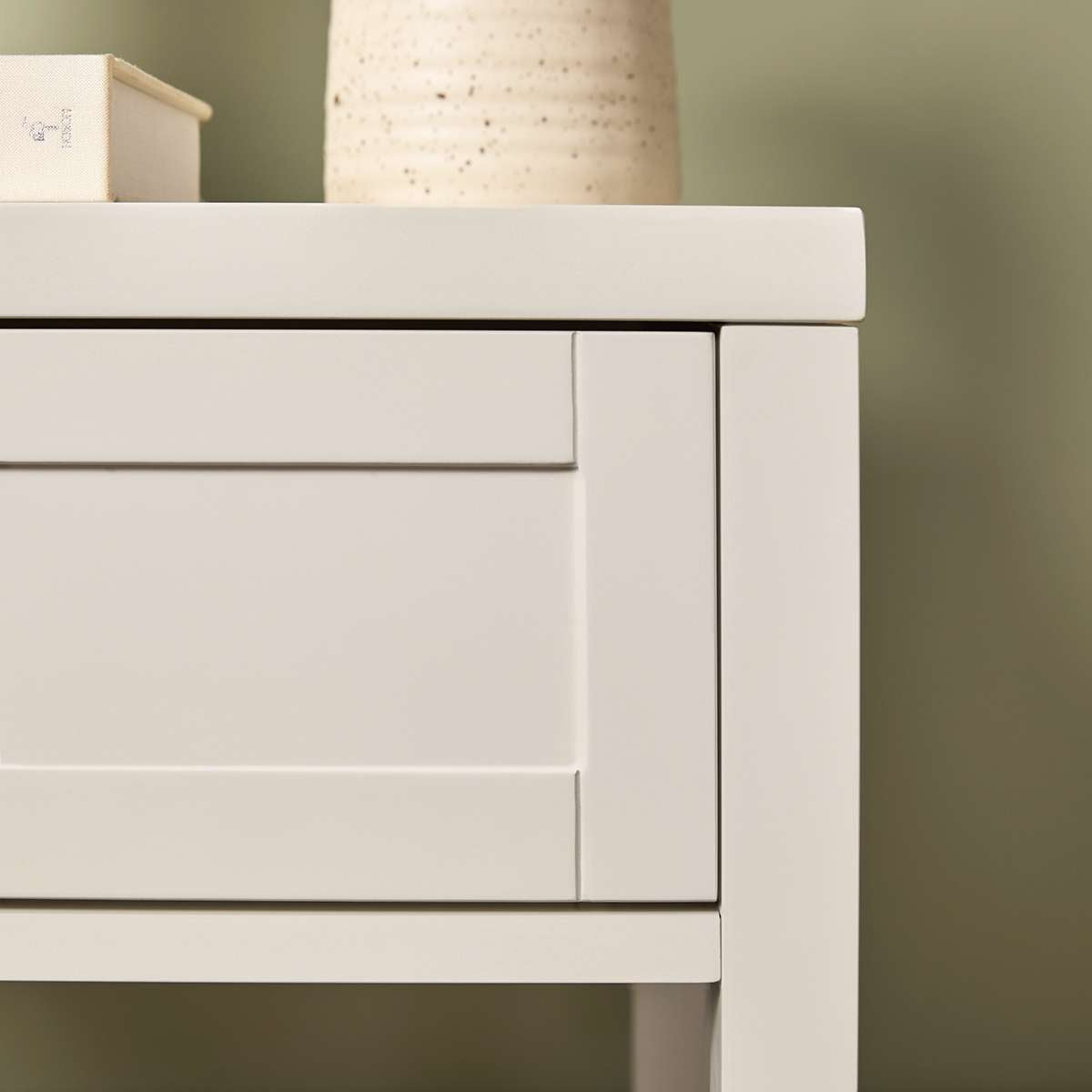 Cove Bedside Table - Beige - Mocka New Zealand